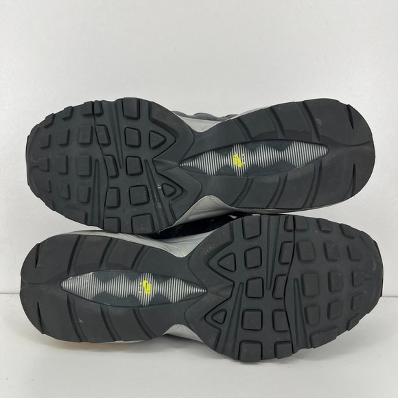 Nike Max 95 GS Youth 7Y or Women's 8.5 Noir Dynamic Yellow BV1245-001 - Picture 8 of 9